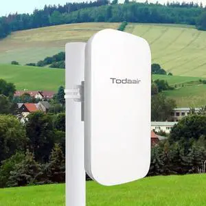 2025 Outdoor WiFi ExtenderWiFi Booster | AI Watchdog | Repeater&AP ModeIP65 Weatherproof | Up to 1200Mbps Dual Band WiFi Repeater