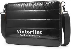 Vinterfint 14 inch Laptop Bag, Shoulder for MacBook Pro 14 M4 M3, Surface Laptop Studio 2, ThinkBook 14 Gen 8, Yoga Slim 7x, Messenger for 14.5" XPS 14, Inspiron 14, EliteBook X G1a, HP Puffy Laptop