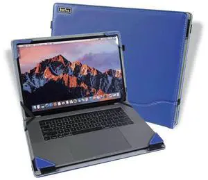 Berfea Protective Case Cover for Dell Inspiron 14/ Inspiron 14 Plus/ 2 in 1 Laptop 7455 7445 7441 7440 7435 7430 7425 7420, 5455 5441 5440 5430 5425 Notebook PC Stand Hard Carry Case Sleeve