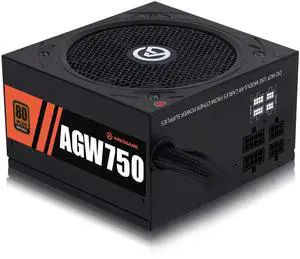 Power Supply 750W 80+ Bronze Certified PSU, Semi Modular, ATX Power Supply (ARESGAME, AGW750)