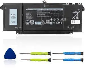 OUWEE 7FMXV Laptop Battery Compatible with Dell Latitude 5320 7320 7420 7520 Series Notebook 0TN2GY TN2GY 9JM71 15.2V 63Wh 3941mAh