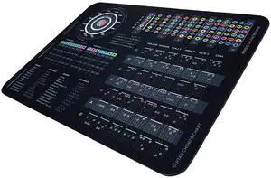 Guitar Theory Cheat Sheet Mousepad  35×25cm & 80×30cm  Chords, Scales, Fretboard Notes, Circle of Fifths  Right-Handed Desk Mat  Optional LED Version (Regular (250x350mm))