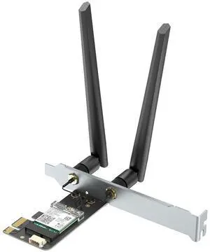 QFly AX200 WiFi 6 PCIe Card for Desktop, Bluetooth 5.2, AX200NGW chipset, Dual Band(2.4G/5G) Wireless Adapter with MU-MIMO, OFDMA,Ultra-Low Latency, Supports Windows 11/10 (64bit)