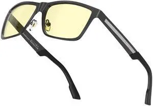 ANYLUV Blue Light Glasses for Men Stylish Anti Eyestrain Lightwight Metal Frame Blue Light Blocking Glasses