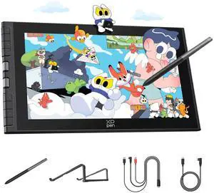 XPPen Artist 12 3rd 11.9" Drawing Tablet with Screen | X4 Pen 16K Pressure | Dial Wheels+8 Keys | AG Etched Glass Portable Art Drawing Tablet Compatible with Windows/macOS/Android/ChromeOS/Linux