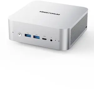 MINISFORUM AI Mini PC Barebone M1 Pro-125H with Intel Core Ultra 5 Processor 125H(14C/18T,up to 4.5Ghz), Mini Computer PCIe4.0 SSD,Triple Display with HDMI 2.1/USB4/DP,5X USB Ports, WiFi 7, BT5.4