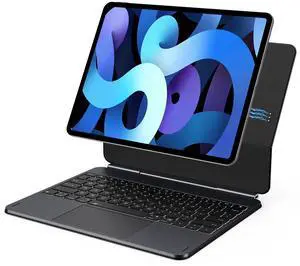 for iPad Air 13-inch (M3 2025/M2 2024), iPad Pro 12.9 inch (3rd,4th,5th,6th gen) Keyboard Case with Trackpad Wireless Backlit Keyboard, Shortcut Keys, Smart Connector Technology