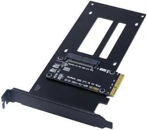10Gtek PCIe5.0 X4 to U.3 (SFF-8639) NVMe SSD Adapter, for U.3 NVMe SSD, Applicable to Windows Server/Windows/Linux/VMwareESX/ESXi/Freebsd/Centos/Ubuntu System