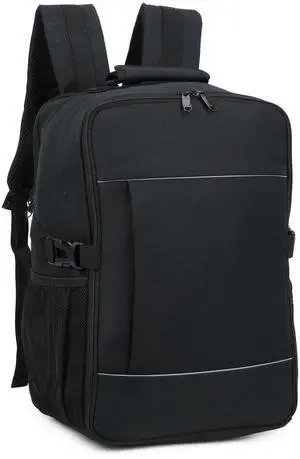 Carry On Travel Backpack for Airplanes Large Capacity Backpacks for Travel Backpacks for Men Women Expandable Daypack Laptop Backpack001-Black