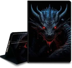 Bxgolkgd Tablet Case for Samsung Galaxy Tab A9 Plus/A9+ 5G 11 Inch 2023(SM-X210/X215/X216/X218),Shockproof Stand Cover with Heat Dissipation,Auto Wake/Sleep Function,Dragon