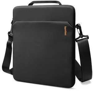 tomtoc Light-B19 Slim 13 Inch iPad Sleeve Shoulder Bag for 2025 iPad Pro M5/M4 with Acessories Storage, Eco-Friendly Fabric, Tailored for iPad Pro with Magic Keyboard and Smart Keyboard Folio