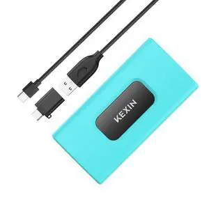 KEXIN External SSD 1TB External Hard Drive USB C Portable SSD, Up to 500MB/s, USB 3.1 External Solid State Drive 1T for PC Mac Android Game Console, Laptop, Xbox, PS4 and More