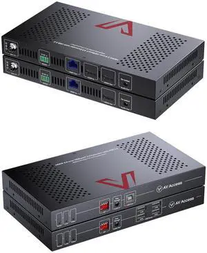 AV Access HDBaseT 3.0 HDMI KVM Extender, Uncompressed 5K@60H 4K@120Hz up to 100m/330ft, 144/165/240Hz Refresh Rate, Zero Latency (4KEX100-KVM-Pro)