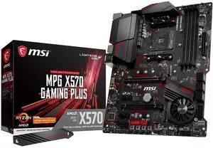 MSI MPG X570 GAMING PLUS Motherboard (AMD AM4, PCIe 4.0, DDR4, SATA 6Gb/s, M.2, USB 3.2 Gen 2, HDMI, ATX) MSI MPG X570 GAMING PLUS Motherboard (AMD AM4, PCIe 4.0, DDR4, SATA 6Gb/s, M.2, USB 3.2 Gen 2, HDMI, ATX)
