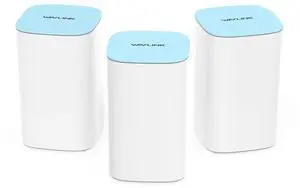 Wavlink Whole Home Mesh WiFi System, Tri-Band, 2.4GHz/400Mbps+5GHz/867Mbps+1733 Mbps, Up to 6,000 Sq.ft. Coverage, AC3000 WiFi Router and Two Extender, 3-Pack