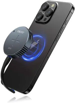 OSCOO 512GB Magnetic Portable SSD, USB 3.2 Gen2 Type-C External SSD Hard Drive, Up to 1000MB/s, Support ProRes HDR Record and Store, Compatible with USB-C iPhone 15/16/17 Series, Tablets, Laptops