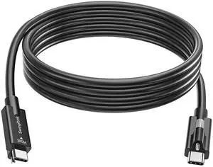 swegltek USB 4 Cable 3.3ft, 80Gbps Data Transfer,240W Fast Charging,Screw Locking, Compatible with Video Cameras,Camcorder,Smartphones,Laptop etc