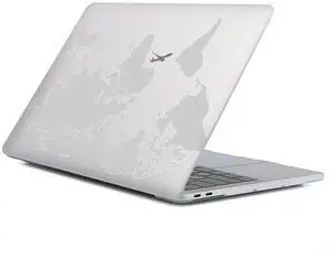 Case Compatible with MacBook Air 13 Inch 2022 2021 2020 2019 2018 Release Model A2337 M1 M2 A2681, Art Protector Covers for Air13 Retina Display with Touch ID-Map of World Route