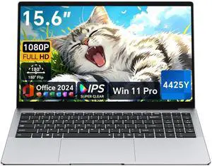 EYY 2026 Laptop Computer, 15.6" Laptops with Office 2024, Intel Pentium 4425Y Processor, 4GB RAM 128GB SSD, FHD IPS Display, Win 11 pro, WiFi 5, BT 5.0, HDMI, USB 3.0, Notebook for Business, Stude EYY 2026 Laptop Computer, 15.6" Laptops with Office 2024, Intel Pentium 4425Y Processor, 4GB RAM 128GB SSD, FHD IPS Display, Win 11 pro, WiFi 5, BT 5.0, HDMI, USB 3.0, Notebook for Business, Stude