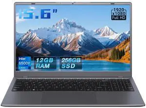 MAXVELTH 2026 Laptop Computer, 15.6" FHD IPS Display, Pentium Gold 6500Y Processor (Beats Pentium, Up to 3.4GHz), 12GB RAM 256GB SSD, WiFi, BT5, HDMI, Type-C, USB3.2, TF Card Slot, Notebook Laptops MAXVELTH 2026 Laptop Computer, 15.6" FHD IPS Display, Pentium Gold 6500Y Processor (Beats Pentium, Up to 3.4GHz), 12GB RAM 256GB SSD, WiFi, BT5, HDMI, Type-C, USB3.2, TF Card Slot, Notebook Laptops