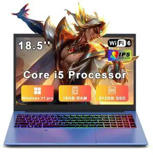 XNQ Laptop Computer, 18 Inch Gaming Laptop 2026, Window 11 Pro Lap Top PC, Core i5-1038NG7, 16GB RAM 1TB TF Expand, 512GB SSD, 1080p FHD IPS, Fingerprint, Wifi6 Business, School, Work, Student, Kids XNQ Laptop Computer, 18 Inch Gaming Laptop 2026, Window 11 Pro Lap Top PC, Core i5-1038NG7, 16GB RAM 1TB TF Expand, 512GB SSD, 1080p FHD IPS, Fingerprint, Wifi6 Business, School, Work, Student, Kids