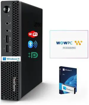 Lenovo ThinkCentre Micro Desktop, 16GB DDR4 RAM, 512GB SSD Drive, AMD Processor & Graphics, Dual-Display Support, Wi-Fi, Bluetooth, USB, RJ-45, Windows 11 Pro, Business-Grade, Home-Friendly Lenovo ThinkCentre Micro Desktop, 16GB DDR4 RAM, 512GB SSD Drive, AMD Processor & Graphics, Dual-Display Support, Wi-Fi, Bluetooth, USB, RJ-45, Windows 11 Pro, Business-Grade, Home-Friendly