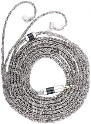 Linsoul Tripowin Zonie IEM Cable, 2m Long Earbud Cord, 16 Core Silver Plated Earphone Cable, in Ear Monitor Wire for Audiophile Musician (Recessed 2Pin) Linsoul Tripowin Zonie IEM Cable, 2m Long Earbud Cord, 16 Core Silver Plated Earphone Cable, in Ear Monitor Wire for Audiophile Musician (Recessed 2Pin)