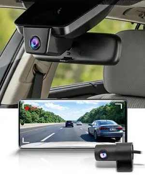 Fitcamx Front 4K+Rear 1080P Dash Cam Adapts for Toyota Tacoma 2018-2023 (3rd Gen/N300), OEM Factory Look, 2 Channel HD Video, Built-in WiFi & APP, Loop Recording, G-Sensor, Easy to Use, 128GB Card Fitcamx Front 4K+Rear 1080P Dash Cam Adapts for Toyota Tacoma 2018-2023 (3rd Gen/N300), OEM Factory Look, 2 Channel HD Video, Built-in WiFi & APP, Loop Recording, G-Sensor, Easy to Use, 128GB Card