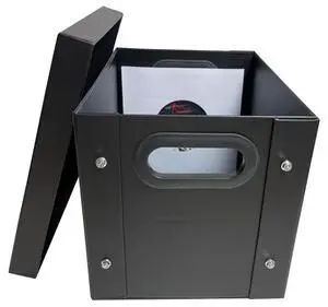 CheckOutStore 1 Black 7" Vinyl Record 45 RPM Storage Box CheckOutStore 1 Black 7" Vinyl Record 45 RPM Storage Box