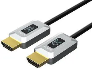 Fiber Optic 8K HDMI Cable 83FT, Long HDMI 2.1 Cable, 48Gbps Ultra High Speed Thin Fiber HDMI Cord, 8K@60Hz 4K@120Hz, eARC, HDCP 2.2&2.3, Dynamic HDR, 3D, for Home Theater HDTV Monitor Game PS5 Fiber Optic 8K HDMI Cable 83FT, Long HDMI 2.1 Cable, 48Gbps Ultra High Speed Thin Fiber HDMI Cord, 8K@60Hz 4K@120Hz, eARC, HDCP 2.2&2.3, Dynamic HDR, 3D, for Home Theater HDTV Monitor Game PS5