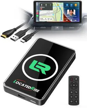 Locatedrise 2026 Wireless CarPlay Adapter & Android Auto Wireless AdapterMagic Box Upgrade Edition (Built-in Cooling Fan), Stream Netflix, YouTube, for Cars with OEM Wired CarPlay/Androi Locatedrise 2026 Wireless CarPlay Adapter & Android Auto Wireless AdapterMagic Box Upgrade Edition (Built-in Cooling Fan), Stream Netflix, YouTube, for Cars with OEM Wired CarPlay/Androi