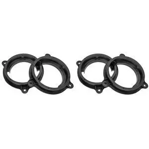 4pcs 6.5in Black Speaker Adapter Bracket Ring with 2 Wire Harness Replacement for Murano 20002019 4pcs 6.5in Black Speaker Adapter Bracket Ring with 2 Wire Harness Replacement for Murano 20002019