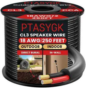 PTASYGK 18 Gague Outdoor Speaker Wire 250 Feet PTASYGK 18 Gague Outdoor Speaker Wire 250 Feet