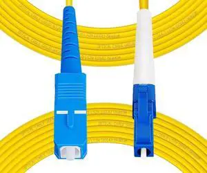 Fibergaga-3m(10ft) OS2 SC to LC Fiber Patch Cable, Single Mode, Simplex, Length Option: 0.5M(1.6ft)-100m(328ft) 9/125m 2.0mm Diameter Fiber Optic Cable, OS1/OS2 Compatible - 5 Pack Fibergaga-3m(10ft) OS2 SC to LC Fiber Patch Cable, Single Mode, Simplex, Length Option: 0.5M(1.6ft)-100m(328ft) 9/125m 2.0mm Diameter Fiber Optic Cable, OS1/OS2 Compatible - 5 Pack