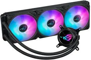 ASUS ROG Strix LC III 360 ARGB All-in-one CPU Liquid Cooler with 360 rotatable Water Block, Aseteks New Gen7 v2 Pump, Premium ROG ARGB Fans, and 10+ Custom Aura Lighting Effects, 6 Year Warranty ASUS ROG Strix LC III 360 ARGB All-in-one CPU Liquid Cooler with 360 rotatable Water Block, Aseteks New Gen7 v2 Pump, Premium ROG ARGB Fans, and 10+ Custom Aura Lighting Effects, 6 Year Warranty