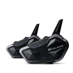 Midland BTR1 Advanced Motorcycle Bluetooth Headset, 4-Rider Intercom System Midland BTR1 Advanced Motorcycle Bluetooth Headset, 4-Rider Intercom System