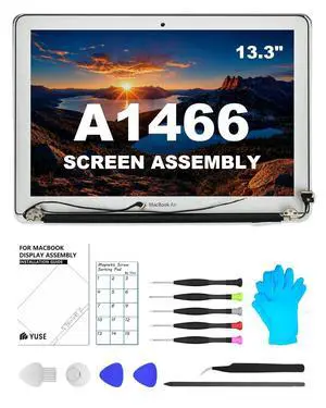 A1466 Replacement Screen for MacBook Air 13-inch Full LCD Display Assembly A1466 Replacement Screen for MacBook Air 13-inch Full LCD Display Assembly
