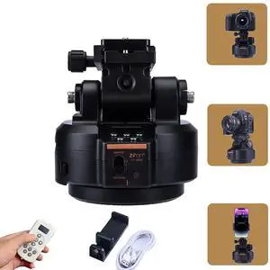ZTFON YT-2000 Auto Motorized Rotating Panoramic Head with Remote Control AI Intelligent Follow Function and Live Function Support 2kg70.5 Ounce Camera Phone Pan Tilt Video Tripod Head Stabilizer ZTFON YT-2000 Auto Motorized Rotating Panoramic Head with Remote Control AI Intelligent Follow Function and Live Function Support 2kg70.5 Ounce Camera Phone Pan Tilt Video Tripod Head Stabilizer