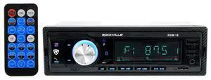Rockville RDM18 V2 In-Dash Digital Media Car Receiver, 50W, 4 Channels, Bluetooth, AM/FM, MP3, USB/SD, Color Selectable, Remote, Perfect for Car Audio Rockville RDM18 V2 In-Dash Digital Media Car Receiver, 50W, 4 Channels, Bluetooth, AM/FM, MP3, USB/SD, Color Selectable, Remote, Perfect for Car Audio