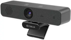 TOALLIN 3-in-1 4K Webcam with Mics and Speaker, AI Tracking & Framing, 5X Zoom, WDR/HDR, All-in-One Conference Camera for Meetings, Streaming, Video Calls TOALLIN 3-in-1 4K Webcam with Mics and Speaker, AI Tracking & Framing, 5X Zoom, WDR/HDR, All-in-One Conference Camera for Meetings, Streaming, Video Calls