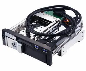 5.25 inch Internal Dual Slot Hard Disk Case 2.5+3.5 inch SATA HDD/SSD Enclosure -free Design with 2 USB3.0 Ports ty Locks 5.25 inch Internal Dual Slot Hard Disk Case 2.5+3.5 inch SATA HDD/SSD Enclosure -free Design with 2 USB3.0 Ports ty Locks