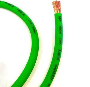 100 ft OFC 4 Gauge Oversized Green Power Ground Wire Sky High Car Audio 100 ft OFC 4 Gauge Oversized Green Power Ground Wire Sky High Car Audio