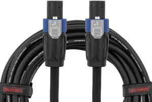 Cableworks By Gator Cases Composer Series Deluxe 15 Foot Twist Lock Connector to Twist Lock Connector Speaker Cable, (GCWC-SPK-15-2TL) Cableworks By Gator Cases Composer Series Deluxe 15 Foot Twist Lock Connector to Twist Lock Connector Speaker Cable, (GCWC-SPK-15-2TL)