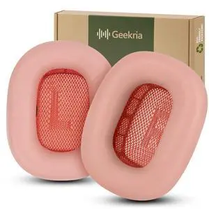 Geekria Elite Sheepskin Replacement Ear Pads Compatible with Apple AirPods Max (A2096) / Max 2 (A3184) Headphones Ear Cushions, Repair Parts (Pink) Geekria Elite Sheepskin Replacement Ear Pads Compatible with Apple AirPods Max (A2096) / Max 2 (A3184) Headphones Ear Cushions, Repair Parts (Pink)