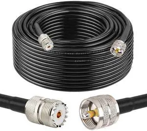 MOOKEERF PL-259 UHF CB Coax Cable 75FT, RG58 PL-259 UHF Male to Female Low Loss Antenna Extension Jumper for HAM Radio, Antenna Analyzer, Dummy Load, SWR Meter MOOKEERF PL-259 UHF CB Coax Cable 75FT, RG58 PL-259 UHF Male to Female Low Loss Antenna Extension Jumper for HAM Radio, Antenna Analyzer, Dummy Load, SWR Meter