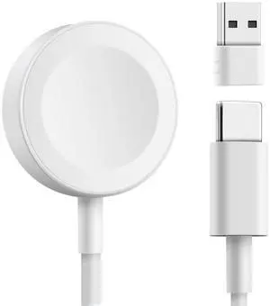 aceyoon 3ft USBC Watch Charger with USB Adapter for iWatch Portable 1M Fast Charging Cord Compatible for Apple Watch Series1-9 / SE1-2 / Ultra Type-C Wireless Magnetic Charging aceyoon 3ft USBC Watch Charger with USB Adapter for iWatch Portable 1M Fast Charging Cord Compatible for Apple Watch Series1-9 / SE1-2 / Ultra Type-C Wireless Magnetic Charging