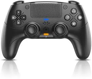 Nonbliep for PS5 Controller, Dynamic Response Triggers Wireless Controller for PS5/Slim/Pro/PC, Quad-Motor Haptic Vibration, 2000mAh, Mic, Speaker, 6-Axis Gyro Sensor Black Nonbliep for PS5 Controller, Dynamic Response Triggers Wireless Controller for PS5/Slim/Pro/PC, Quad-Motor Haptic Vibration, 2000mAh, Mic, Speaker, 6-Axis Gyro Sensor Black