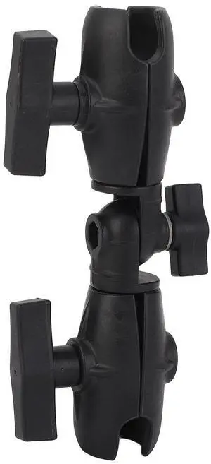Double Socket Swivel Arm, 8.1 Inch Ratchet Arm for 1.5 Inch Ball Components, Heavy Duty Socket Arm with 360 Rotation for and Device Holders Double Socket Swivel Arm, 8.1 Inch Ratchet Arm for 1.5 Inch Ball Components, Heavy Duty Socket Arm with 360 Rotation for and Device Holders