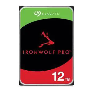 Seagate IronWolf Pro, 12 TB, Enterprise NAS Internal HDD CMR 3.5 Inch, SATA 6 Gb/s, 7,200 RPM, 256 MB Cache for RAID Network Attached Storage (ST12000NT001) Seagate IronWolf Pro, 12 TB, Enterprise NAS Internal HDD CMR 3.5 Inch, SATA 6 Gb/s, 7,200 RPM, 256 MB Cache for RAID Network Attached Storage (ST12000NT001)