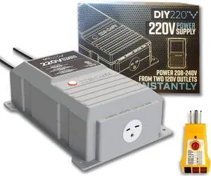 Krieger Quick Connect 220V Power Supply Converter and Travel Plug Adapter Kit (220V Voltage Converter) Krieger Quick Connect 220V Power Supply Converter and Travel Plug Adapter Kit (220V Voltage Converter)
